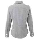Premier PR320 WOMEN'S LONG SLEEVE GINGHAM MICROCHECK SHIRT XS