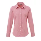 Premier PR320 WOMEN'S LONG SLEEVE GINGHAM MICROCHECK SHIRT S
