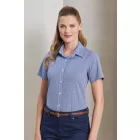 Premier PR321 WOMEN'S SHORT SLEEVE GINGHAM MICROCHECK SHIRT L