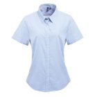 Premier PR321 WOMEN'S SHORT SLEEVE GINGHAM MICROCHECK SHIRT M