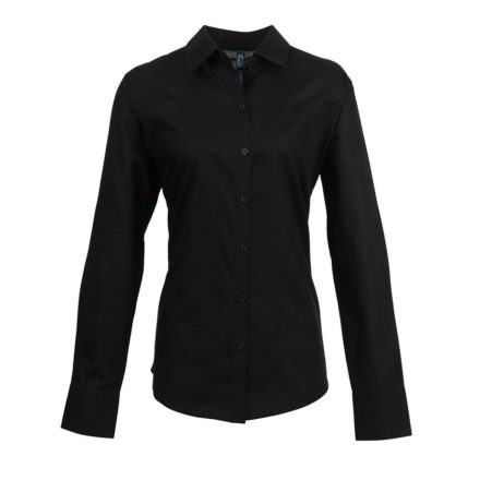 Premier PR334 WOMEN'S LONG SLEEVE SIGNATURE OXFORD BLOUSE M