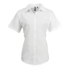 Premier PR336 WOMEN'S SHORT SLEEVE SIGNATURE OXFORD BLOUSE L