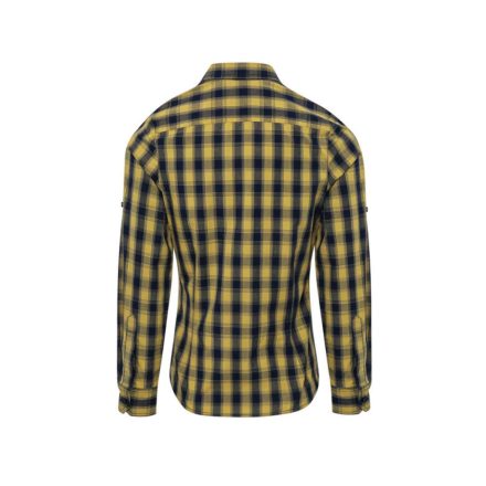 Premier PR350 'MULLIGAN' CHECK - WOMEN'S LONG SLEEVE COTTON SHIRT L