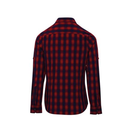 Premier PR350 'MULLIGAN' CHECK - WOMEN'S LONG SLEEVE COTTON SHIRT 2XL