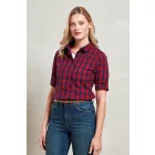 Premier PR350 'MULLIGAN' CHECK - WOMEN'S LONG SLEEVE COTTON SHIRT 2XL