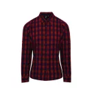 Premier PR350 'MULLIGAN' CHECK - WOMEN'S LONG SLEEVE COTTON SHIRT XL