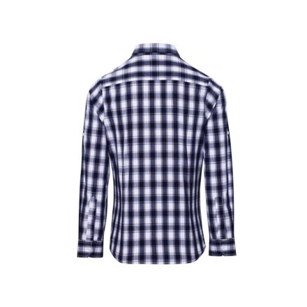 Premier PR350 'MULLIGAN' CHECK - WOMEN'S LONG SLEEVE COTTON SHIRT L