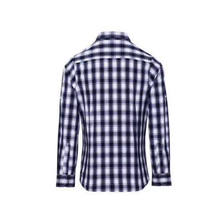 Premier PR350 'MULLIGAN' CHECK - WOMEN'S LONG SLEEVE COTTON SHIRT XL