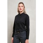 Premier PR358 WOMEN’S BANDED COLLAR 'GRANDAD' SHIRT M