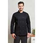 Premier PR665 CHEF'S LONG SLEEVE STUD JACKET XL