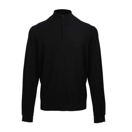 Premier PR695 MEN'S QUARTER-ZIP KNITTED SWEATER L