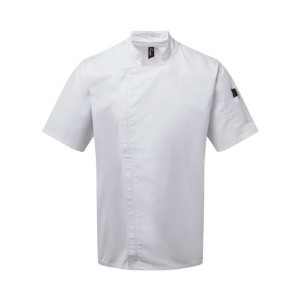 Premier PR906 CHEF'S ZIP-CLOSE SHORT SLEEVE JACKET L