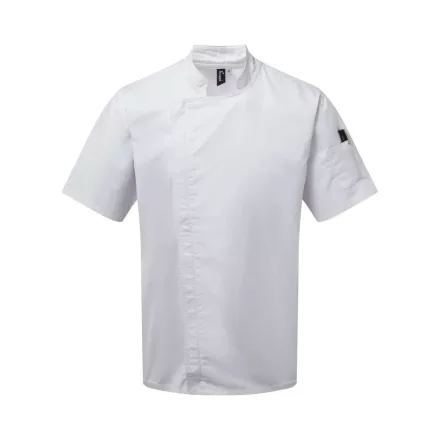 Premier PR906 CHEF'S ZIP-CLOSE SHORT SLEEVE JACKET XL